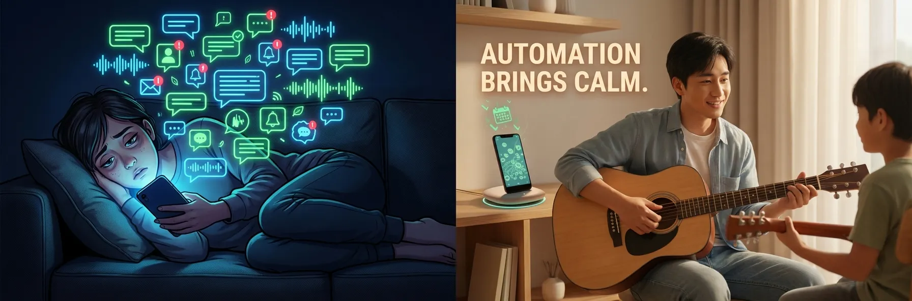 image of a phone with calendar icon and star icon